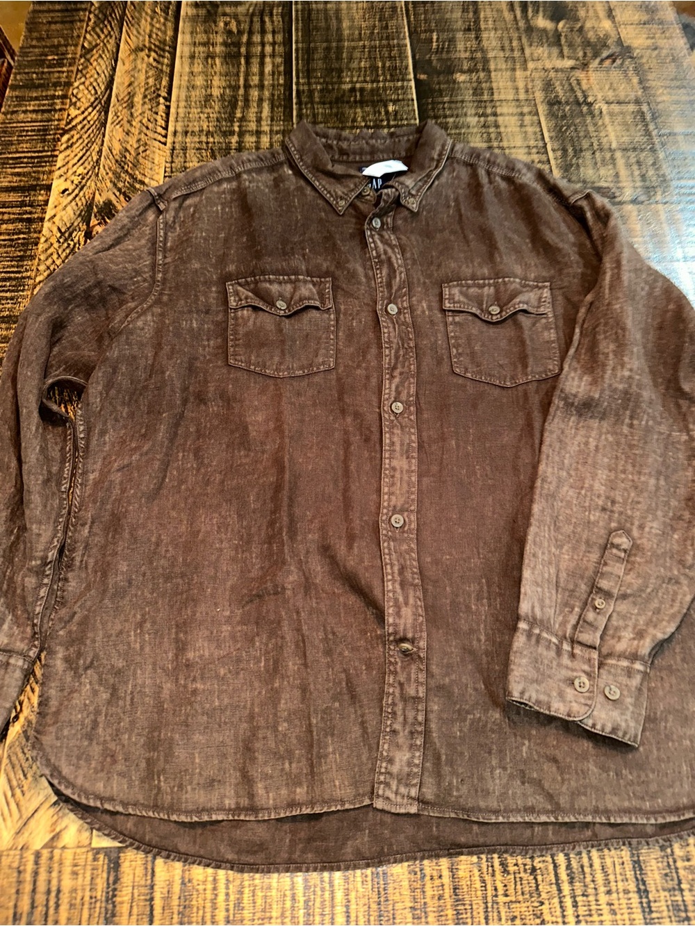 Men’s Gap Linen Shirt NWT size XXL